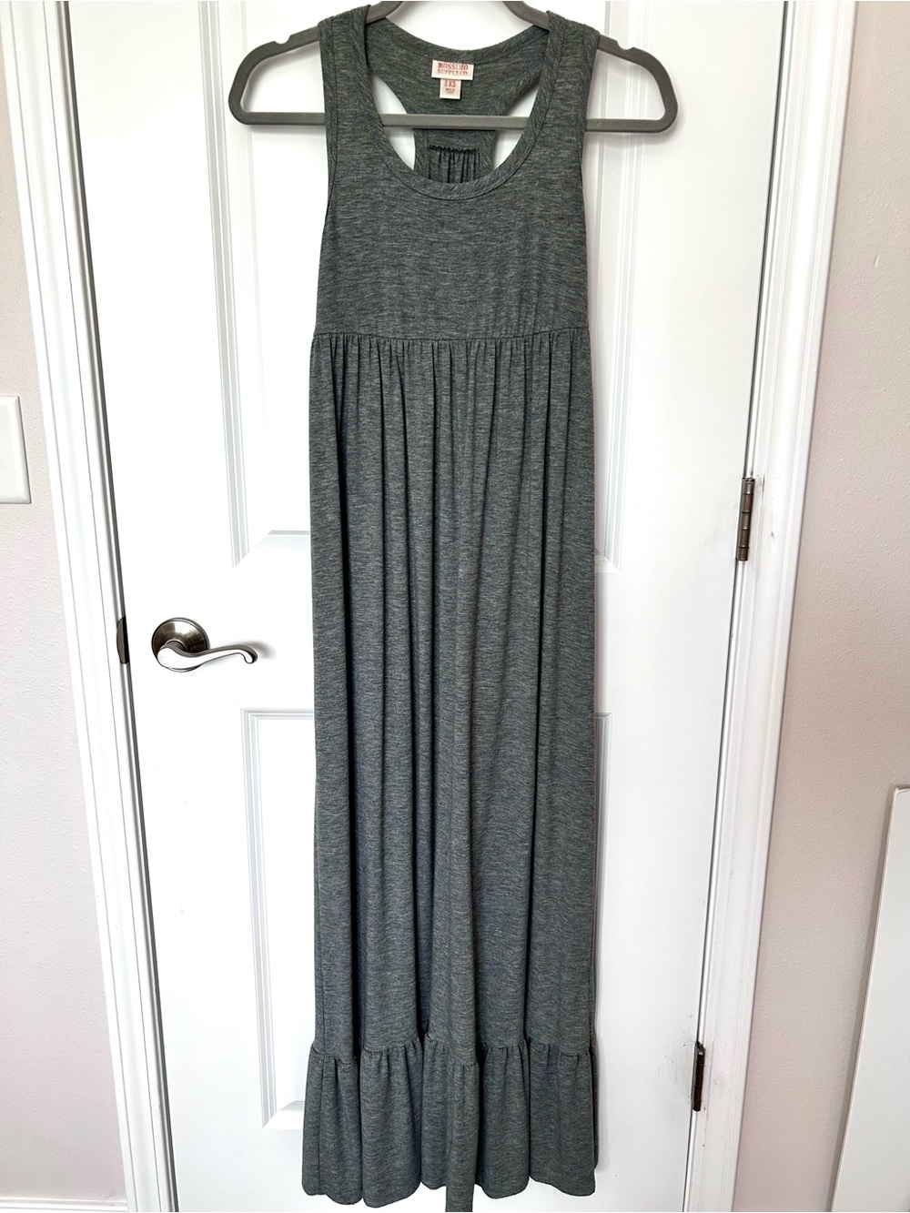 Mossimo Supply Co. Women’s Sleeveless Heather Gray Maxi Dress